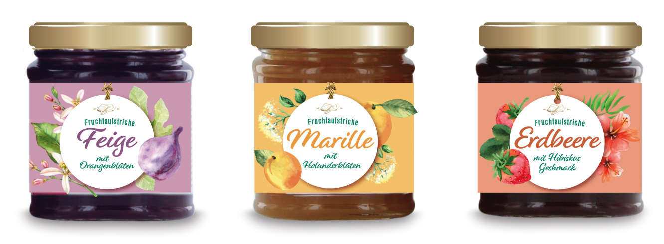 création étiquette pots de confiture Grandessa recherche 3