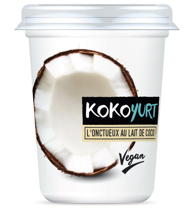 création packaging yaourt au lait de coco
