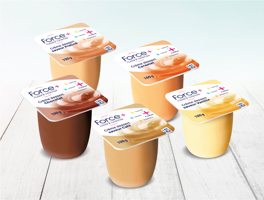 creation opercule gamme desserts force +