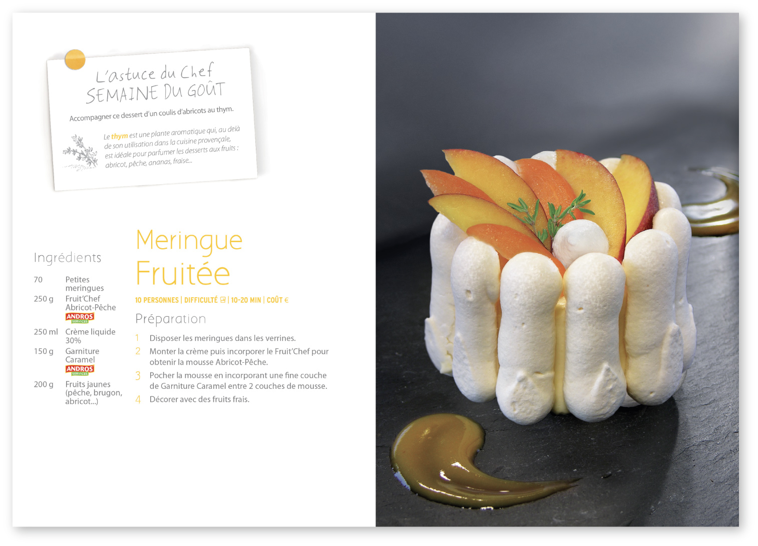 mise en page recette meringue fuitée